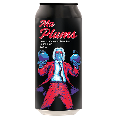 Double Vision Ma Plums Chocolate Plum Imperial Stout 440mL