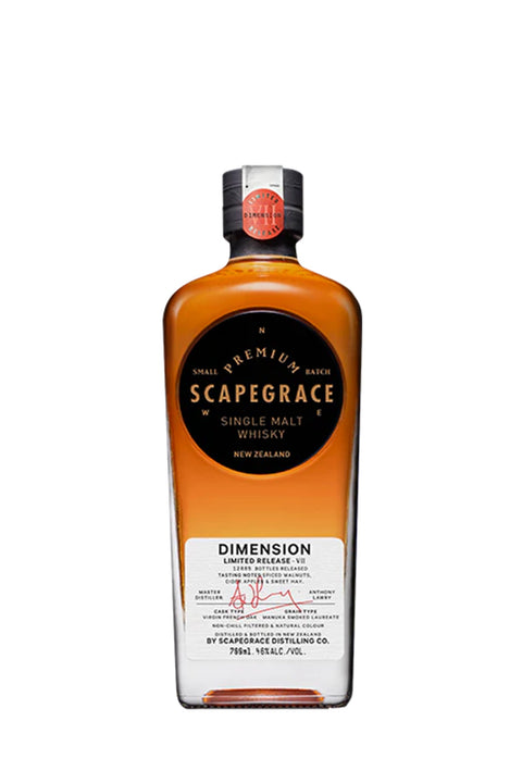 Scapegrace Dimension VII Single Malt Whiskey 700ml