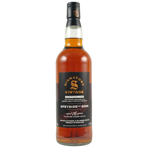 Speyside (M) 'Signatory' 16yo 100 Proof 700mL